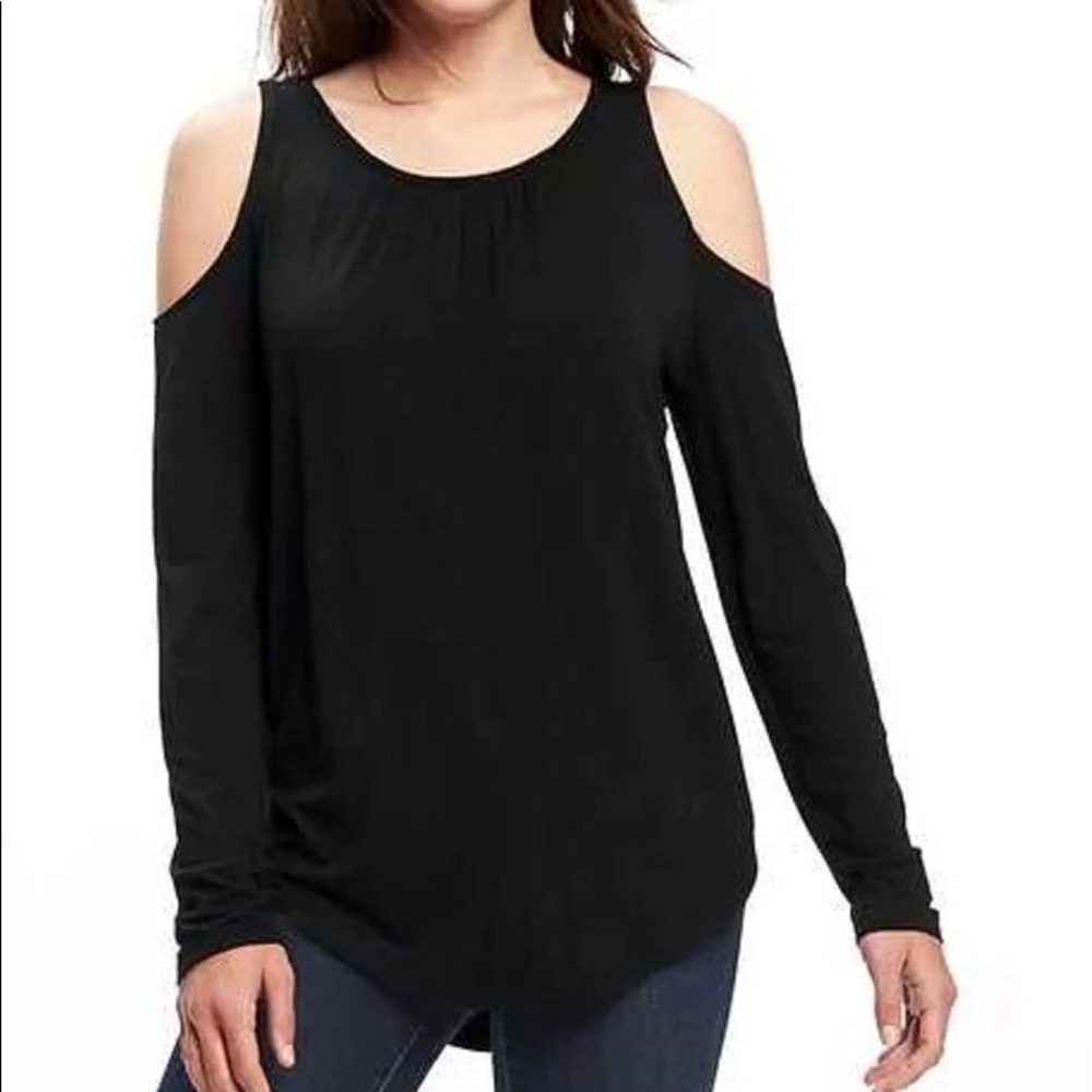 Old Navy || Relaxed Cold Shoulder || Long Sleeve